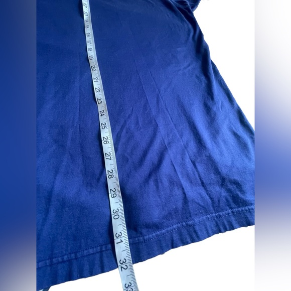 Men's Peter Millar Korea Blue Polo Shirt Golf Tee Medium 100% Cotton Hiking - Picture 8 of 8